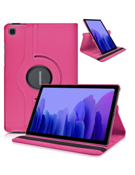 Funda para tablet Galaxy Samsung Tab A7 personalizada con foto giratoria 360 Rosa