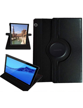 Funda para tablet HUAWEI m5 LITE personalizada con foto giratoria 360 negra